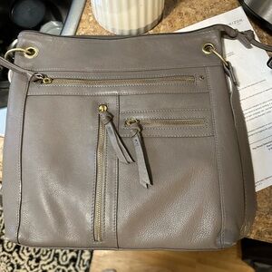 Taupe Crossbody bag!